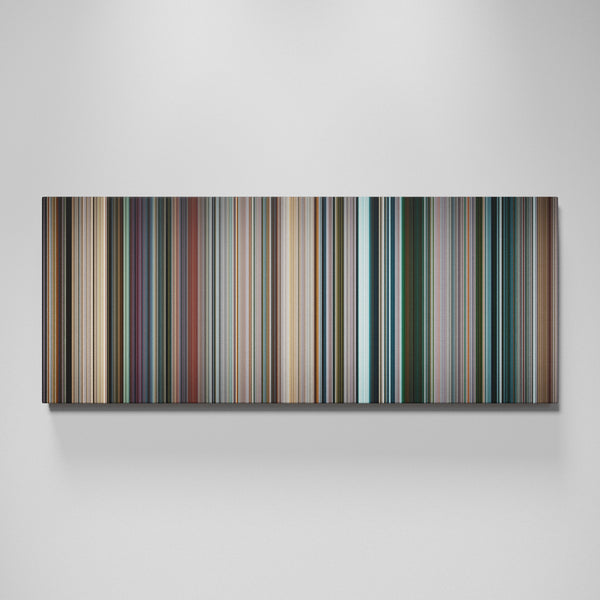 Star Trek movie canvas wall art - color palette print