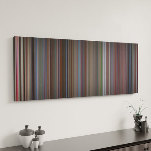 Women on the Verge of a Nervous Breakdown canvas art in modern interior - movie color palette