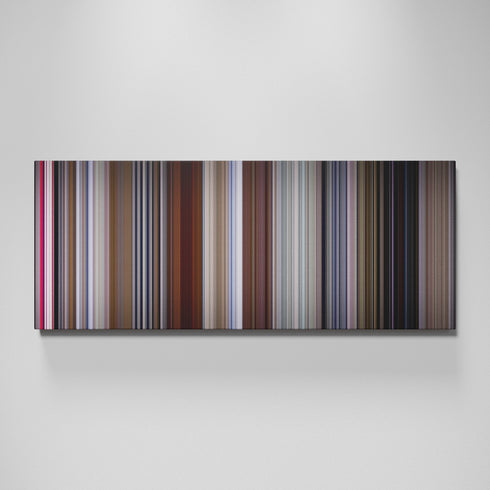 The Pink Panther movie canvas wall art - color palette print