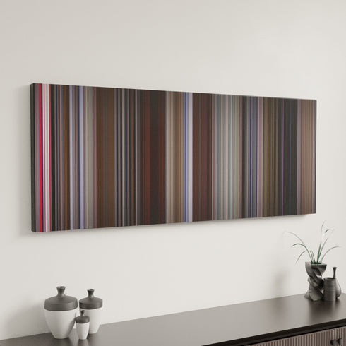 The Pink Panther canvas art in modern interior - movie color palette