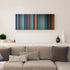 Atomic Blonde canvas print in living room - film wall decor