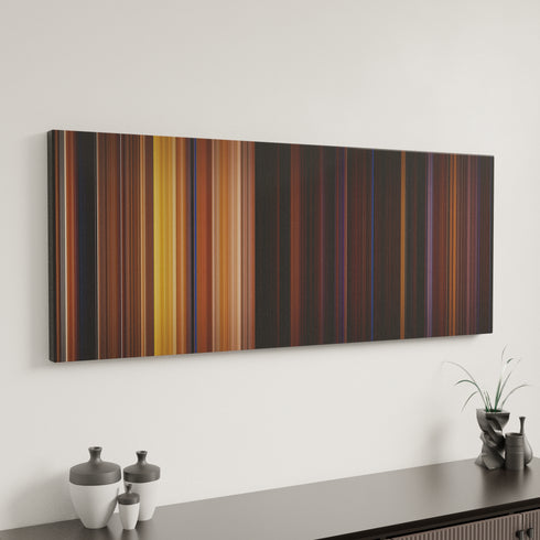 Buffy the Vampire Slayer: Once More, With Feeling canvas art in modern interior - movie color palette