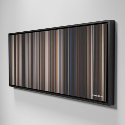 Side view of Framed Buff's of Pet Sematary Frome on the wall