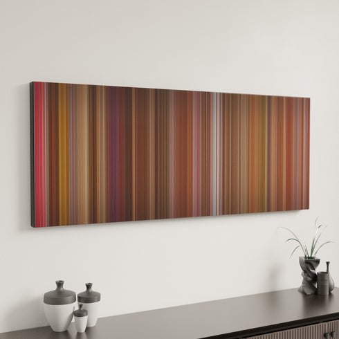 My Best Friend's Wedding canvas art in modern interior - movie color palette