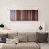 Derailed canvas print in living room - film wall decor