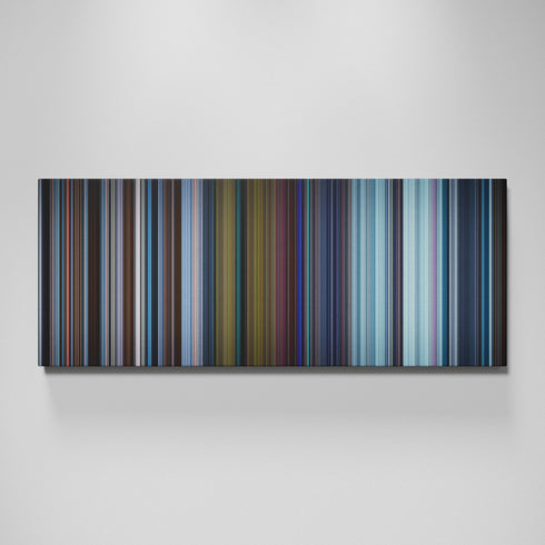 Charlie and the Chocolate Factory movie canvas wall art - color palette print