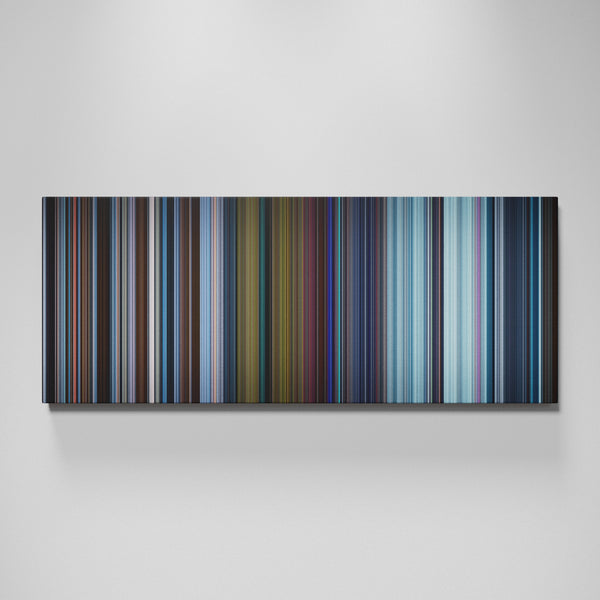 Charlie and the Chocolate Factory movie canvas wall art - color palette print