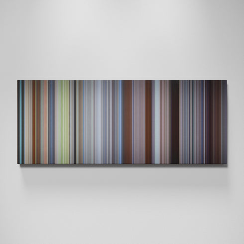 About a Boy movie canvas wall art - color palette print