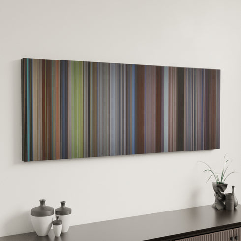 About a Boy canvas art in modern interior - movie color palette