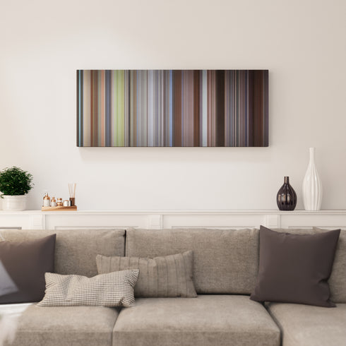 Living room interior with About a Boy Frome on the wall