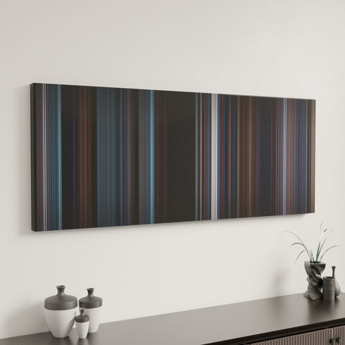 The King's Speech canvas art in modern interior - movie color palette