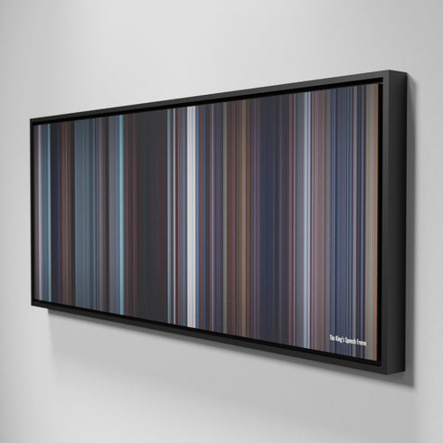 Side view of Framed Buff's of The King's Speech Frome on the wall