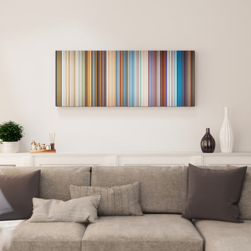 Balto canvas print in living room - film wall decor