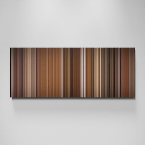 Before Sunset movie canvas wall art - color palette print