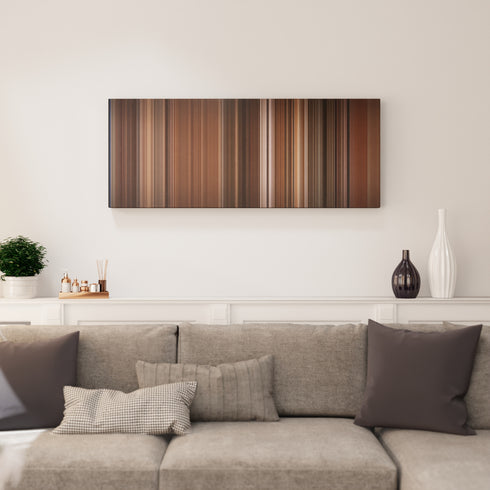 Living room interior with Before Sunset Frome on the wall