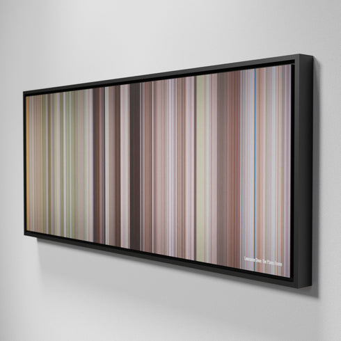 Side view of Framed Buff's of Lonesome Dove: The Plains Frome on the wall