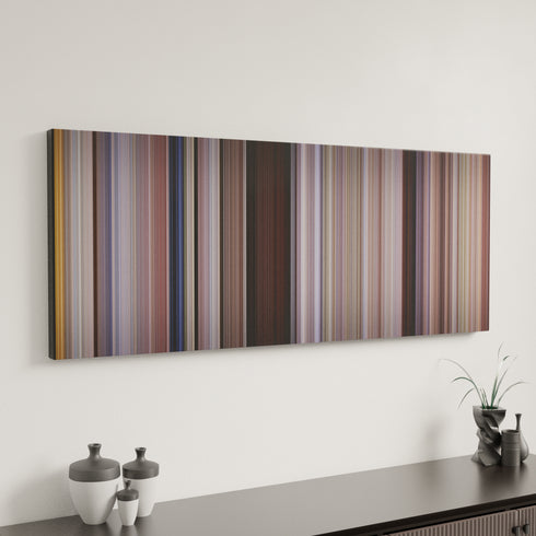 Lonesome Dove: Return canvas art in modern interior - movie color palette