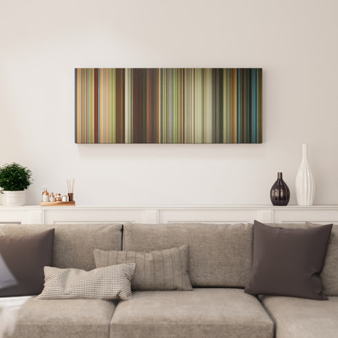 Mr. Right canvas print in living room - film wall decor