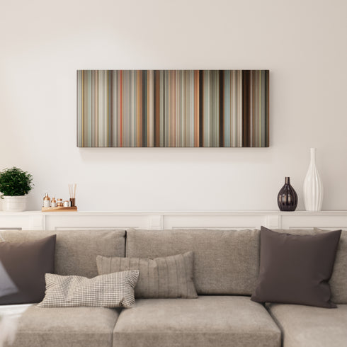 Living room interior with The Other Guys Frome on the wall