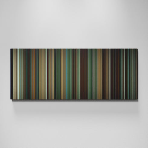 Colossal movie canvas wall art - color palette print