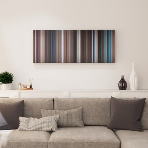 Living room interior with Thunderball Frome on the wall