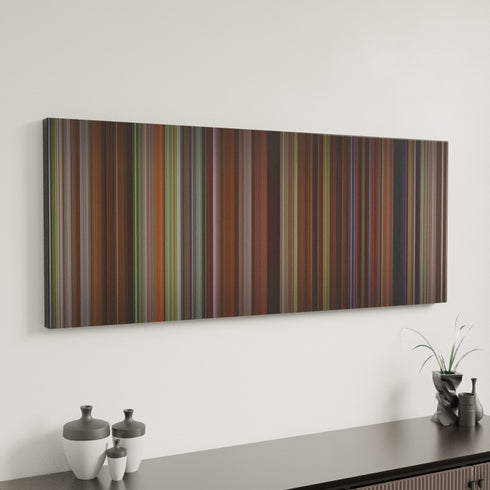 Cruel Intentions canvas art in modern interior - movie color palette