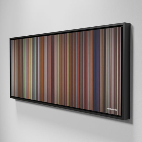 Side view of Framed Buff's of Cruel Intentions Frome on the wall