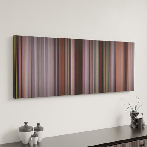 The Intern canvas art in modern interior - movie color palette