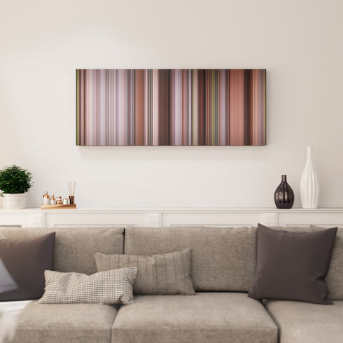 The Intern canvas print in living room - film wall decor