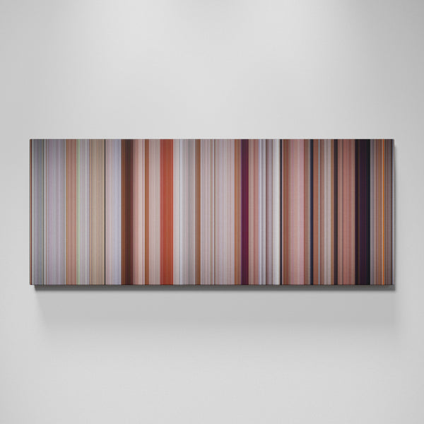 Office Space movie canvas wall art - color palette print