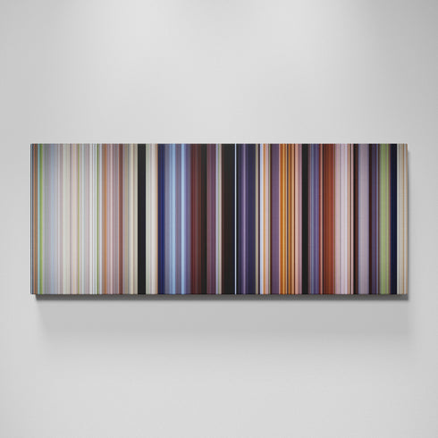La belle verte movie canvas wall art - color palette print