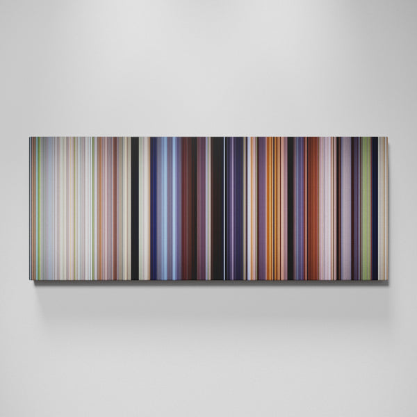 La belle verte movie canvas wall art - color palette print