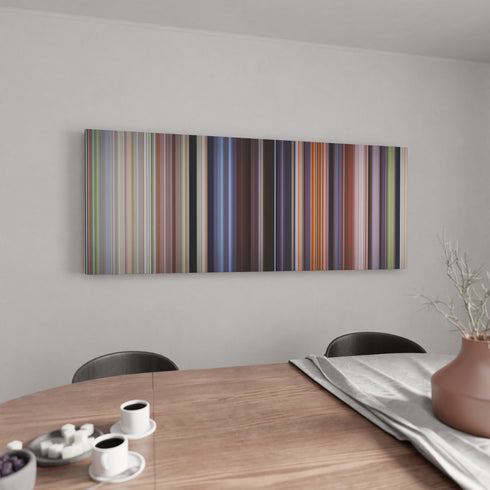 Kitchen with La belle verte Frome on the wall