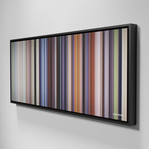 Side view of Framed Buff's of La belle verte Frome on the wall