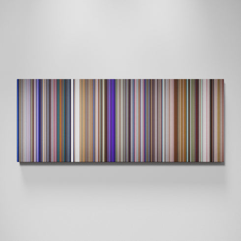 Black Is King movie canvas wall art - color palette print