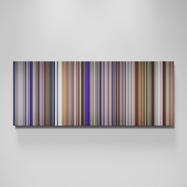 Black Is King movie canvas wall art - color palette print
