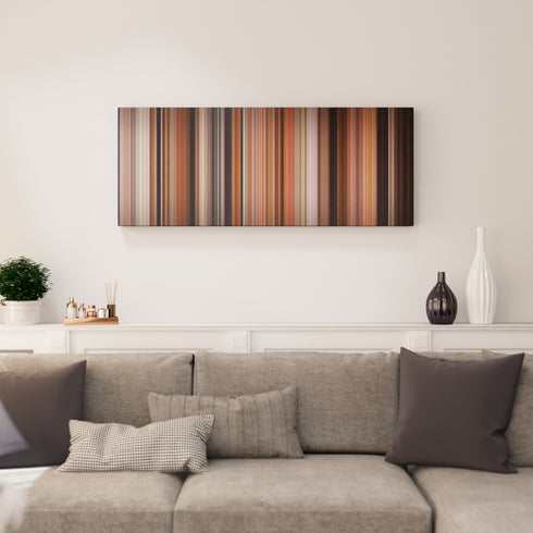 Living room interior with Volver Frome on the wall