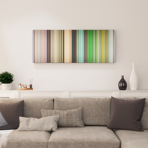 House of Flying Daggers canvas print in living room - film wall decor