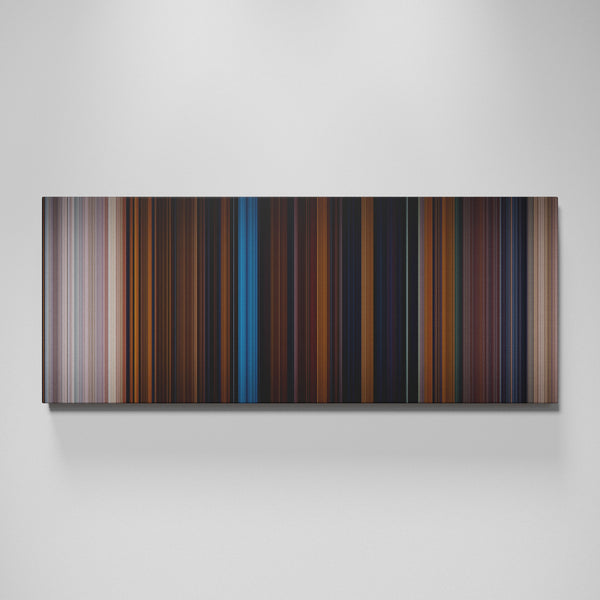 Sleepover movie canvas wall art - color palette print