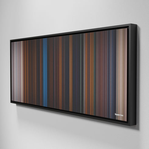 Side view of Framed Buff's of Sleepover Frome on the wall