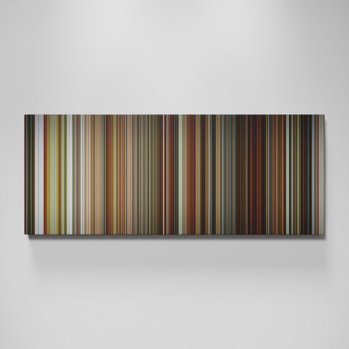 Lucky Number Slevin movie canvas wall art - color palette print