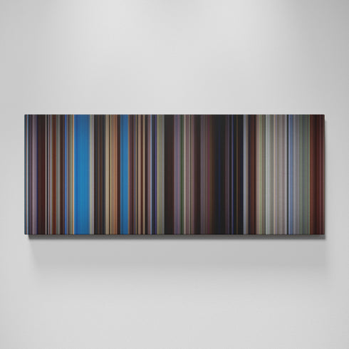 The Last Samurai movie canvas wall art - color palette print