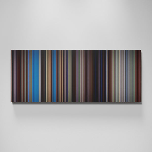 The Last Samurai movie canvas wall art - color palette print
