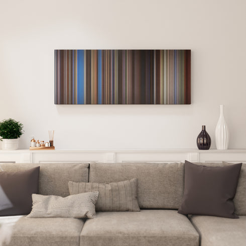 Living room interior with The Last Samurai Frome on the wall