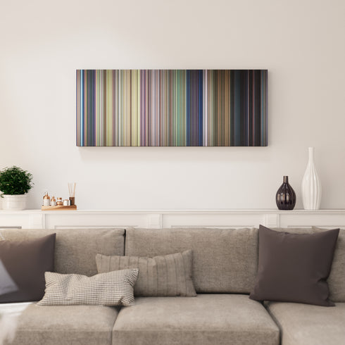 Lady and the Tramp canvas print in living room - film wall decor