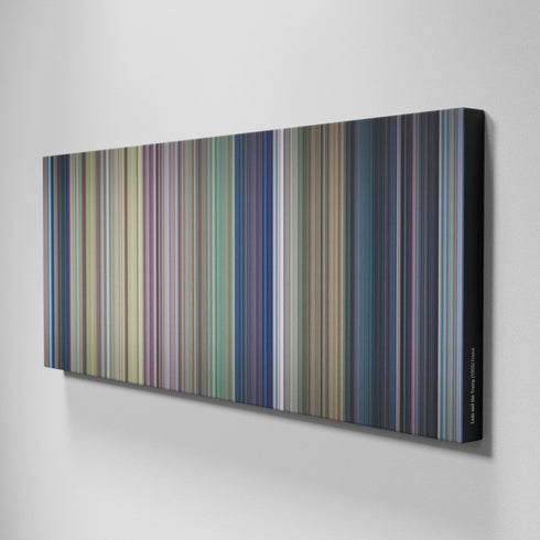 Side view of Buff's of Lady and the Tramp Frome on the wall