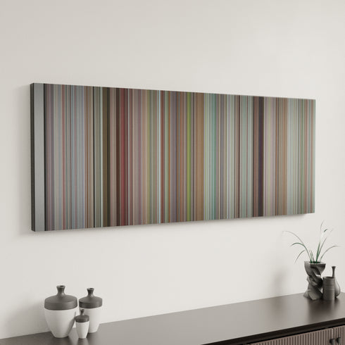 Grand Prix canvas art in modern interior - movie color palette