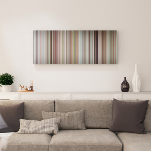 Grand Prix canvas print in living room - film wall decor