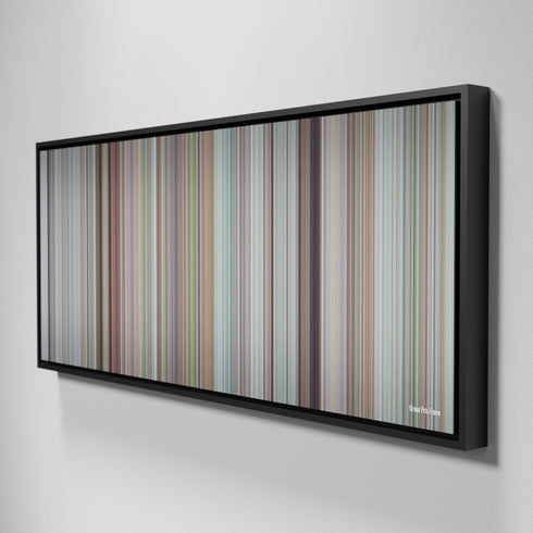 Side view of Framed Buff's of Grand Prix Frome on the wall