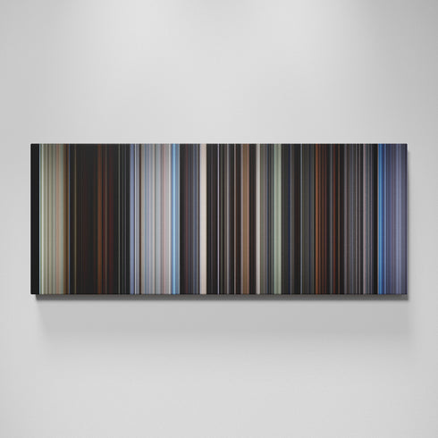 The Last Starfighter movie canvas wall art - color palette print